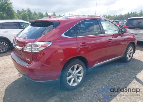 2011 Lexus Rx 350 from USA, damaged, VIN 2T2BK1BA6BC091925